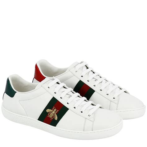 gucci sneakers wit dames|gucci sneakers size 8 price.